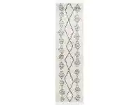 LivingStyles Kasper Hal Modern Runner Rug, 400x80cm, Cream / Grey offer