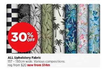 Spotlight All upholstery fabric offer