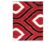 LivingStyles Evangela Luxury Shaggy Rug, 200x290cm, Red offer