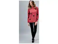 Harris Scarfe Savannah Polka Dot Mock Neck Knit Jumper offer