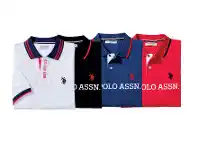 Harris Scarfe U.S Polo Assn Men’s Short Sleeve Polo with Chest Embroidered Logo offer
