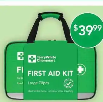 Terry White First aid kit offer