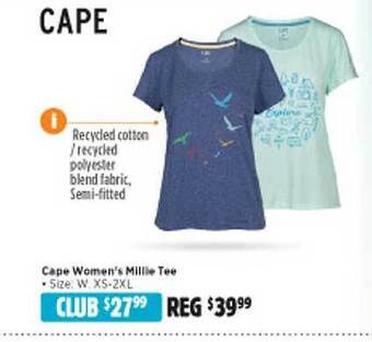 Anaconda Cape women's millie tee offer