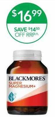 Terry White Blackmores super magnesium+ offer