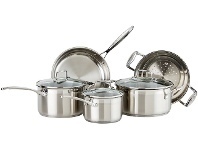 Harris Scarfe Scanpan 5pc Impact Stainless Steel Cookset offer