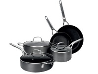 Harris Scarfe Swiss Diamond 5pc Hard Anodised Cookset offer