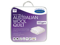 Harris Scarfe Jason 500GSM Australian Washable Wool Quilt offer