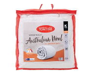 Harris Scarfe Tontine 300GSM Australian Wool Doona offer