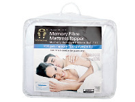 Harris Scarfe Ramesses 1000GSM Memory Fibre Mattress Topper KB offer