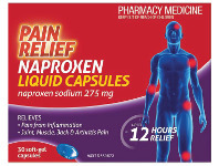 Pain Relief Naproxen 30 Liquid Capsules