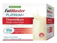 Naturopathica FatBlaster Platinum+ ThermoBurn Weight Loss Shake Vanilla Flavour 14x50g Pack