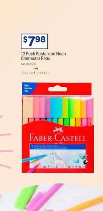 Officeworks Faber castell connector pens offer