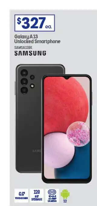 Officeworks Samsung galaxy a13 smartphone offer