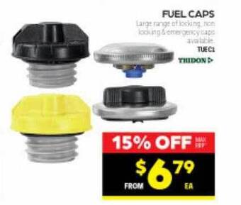 Autopro Tridon fuel caps offer
