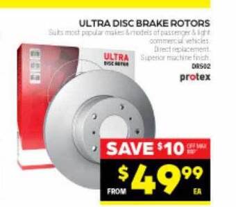 Ultra disc brake rotors