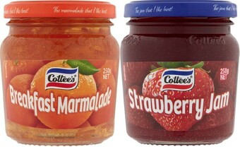 IGA Cottee's Jam or Marmalade 250g Selected Varieties offer