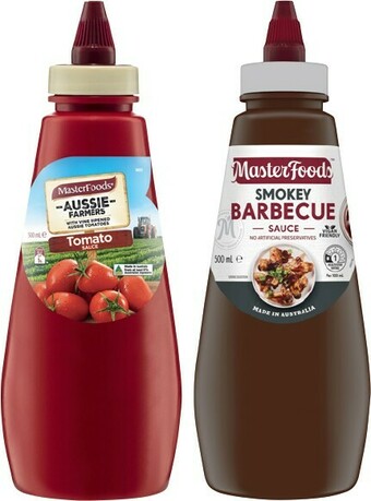 IGA MasterFoods Squeezy Sauce 500mL Selected Varieties offer