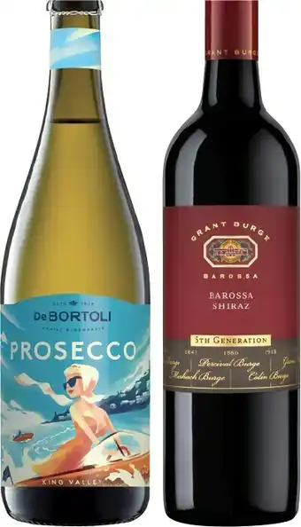 IGA De Bortoli King Valley Prosecco or Grant Burge 5th Generation 750mL Varieties offer