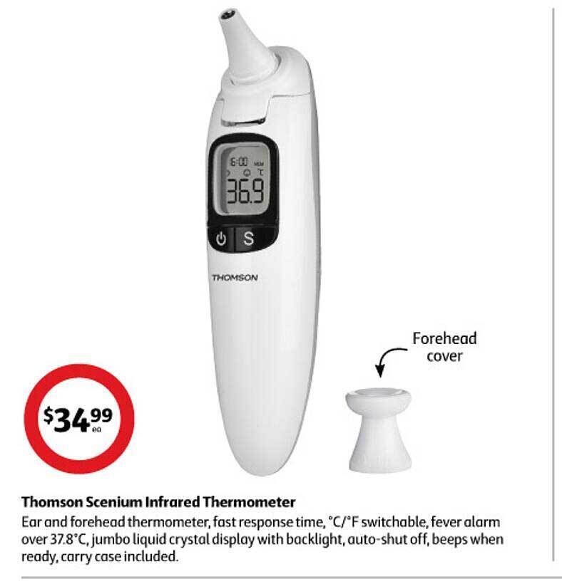 Thomson scenium infrared thermometer offer at Coles
