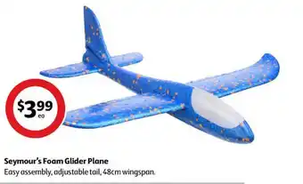 Coles Seymour's foam glider plane offer