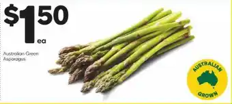 Woolworths Australian green asparagus offer