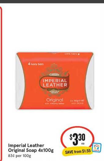 IGA Imperial leather original soap offer