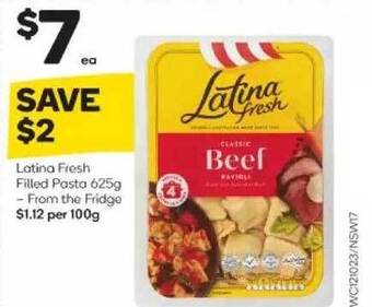 Woolworths Latina fresh filled pasta offer