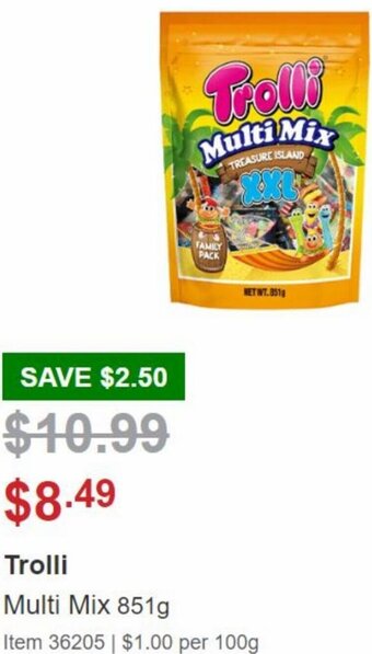 Costco Trolli Multi Mix 851g offer