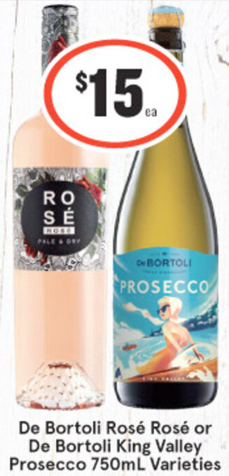 De Bortoli Rosé Rosé Or De Bortoli King Valley Prosecco 750ml Varieties