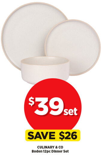 Culinary & Co Boden 12pc Dinner Set