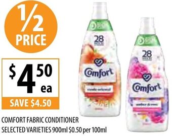 Comfort Fabric Conditioner Selected Varieties 900ml