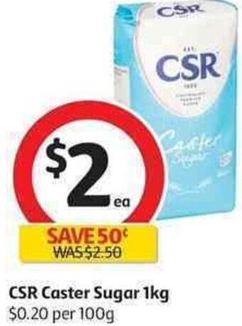 CSR Caster Sugar 1kg