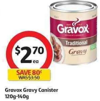 Coles Gravox Gravy Canister 120g-140g offer