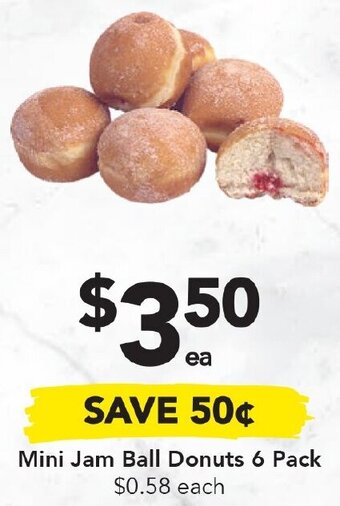 Drakes Mini Jam Ball Donuts 6 Pack offer