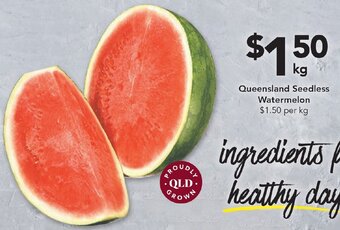 Drakes Queensland Seedless Watermelon offer