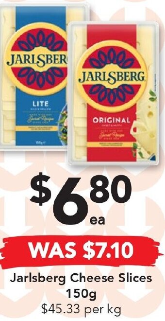 Drakes Jarlsberg Cheese Slices 150g offer