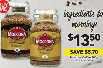 Drakes Moccona Coffee 200g offer