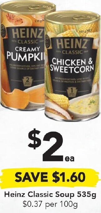 Drakes Heinz Classic Soup 535g offer
