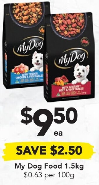 Drakes My Dog Food 1.5Kg offer