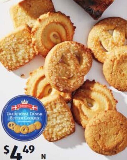Queen's Danish Butter Cookies 454 g offer at ALDI