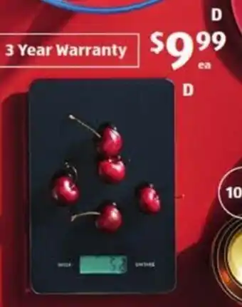 ALDI Digital Kitchen Scales Assortment offer
