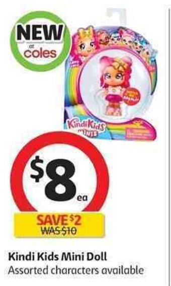 Coles Kindi Kids Mini Doll offer