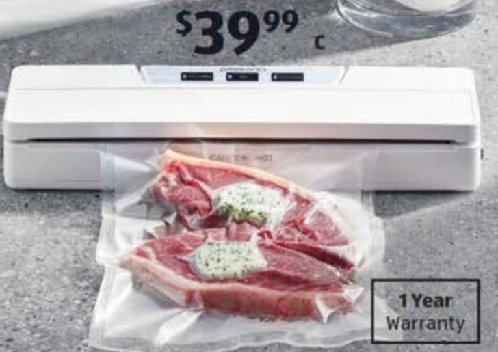 Vacuum Food Sealer offer at ALDI