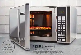 ALDI 30L Microwave with Grill and Convection offer