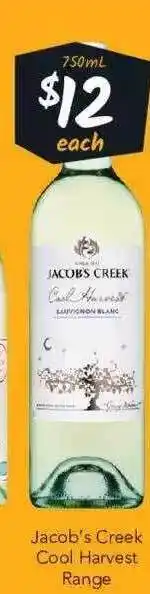 Jacob's creek cool harvest range