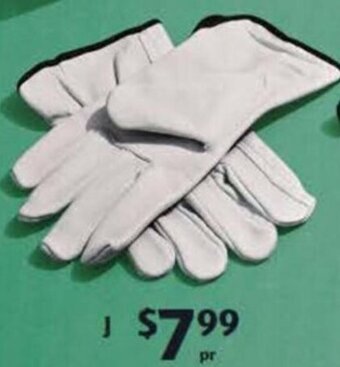 ALDI Leather Rigger Garden Gloves offer