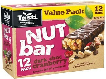 Woolworths Tasti Muesli Bars 420g Pk 12 offer
