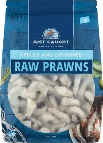Woolworths Just Caught Raw Prawn Meat 1 kg u2013 From the Seafood Freezer offer