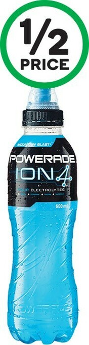 Woolworths Powerade Sports Drink 600ml offer