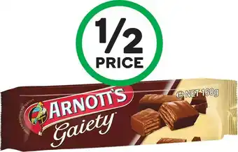 Woolworths Arnottu2019s Chocolate Coated Biscuits 160-250g, Arnottu2019s Wagon Wheels Mini 190g Pk 8 or Arnottu2019s Choc Scotch Finger offer